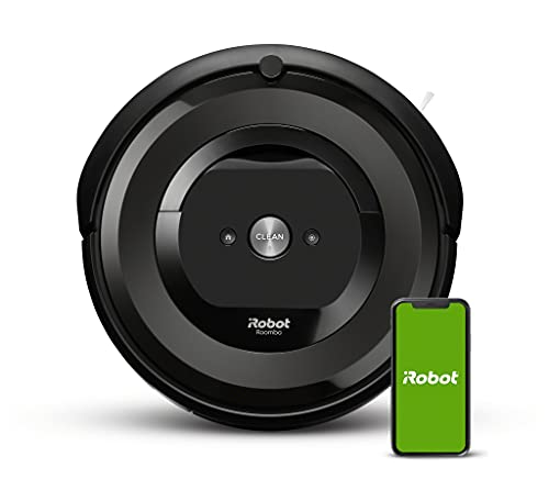 iRobot Aspirapolvere robot, Roomba e6192, 2 spazzole in gomma multisuperficie, ideale per...