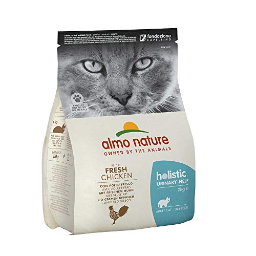 almo nature Holistic Urinary help con Carne Fresca - Cibo secco completo per gatti adulti con...