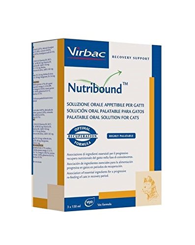 Virbac Nutribound per gatto - Soluzione orale per il recupero funzionale in convalescenza del...