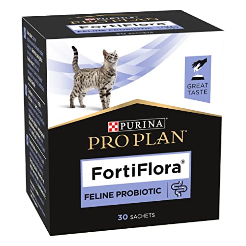 Purina - Purina Veterinary Diet Fortiflora Suplemento Nutricional Gatos - 616 - 30 sobres de...