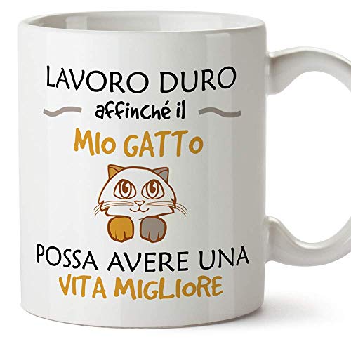 MUGFFINS Tazza Gatto (Gattino) - Idee Regali Originali Amante Animali Domestici