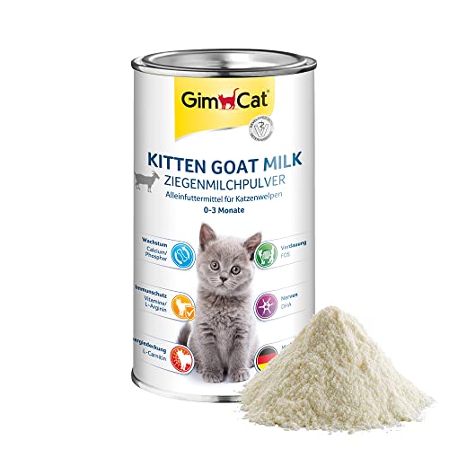 GimCat Kitten Goat Milk - Ziegenmilchpulver als Alleinfutter für Katzenbabys bis zum 3. Monat...