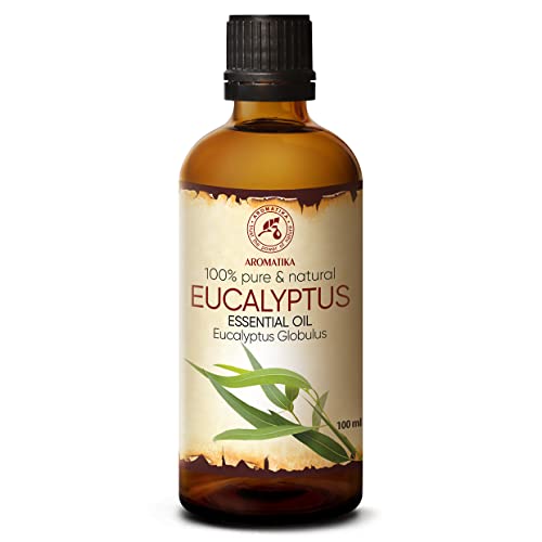 Olio Essenziale di Eucalipto 100ml - Eucalyptus Globulus - Naturale e Puro al 100% - Allevia la...