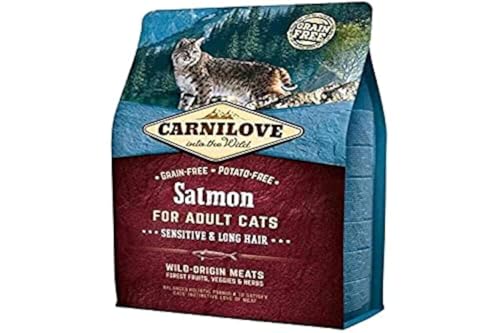 CARNILOVE Feline Adult Salmon Sensitive Long Hair 2KG