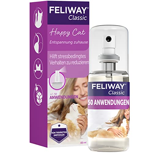 Ceva Feliway - Spray rilassante per gatti, 60 ml