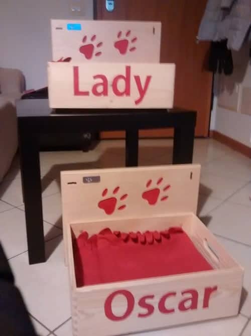 Box cucce per gatti in legno