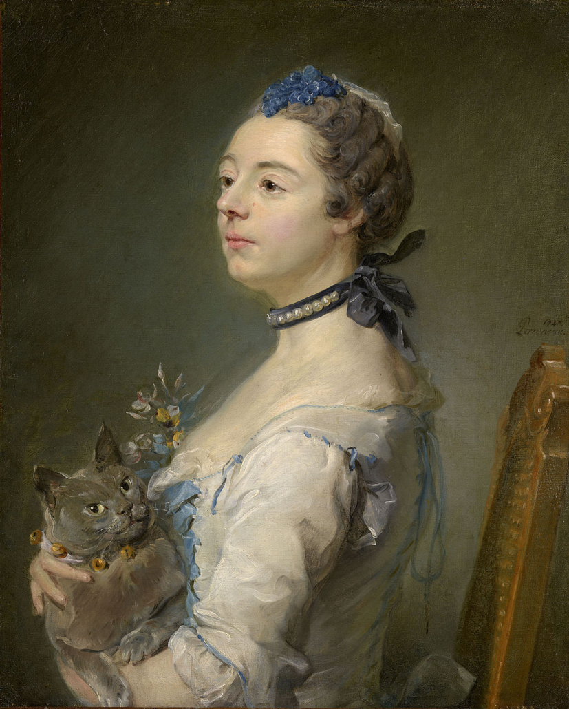 Magdaleine Pinceloup de la Grange, née de Parseval - di Perronneau - 1747 - Getty Museum