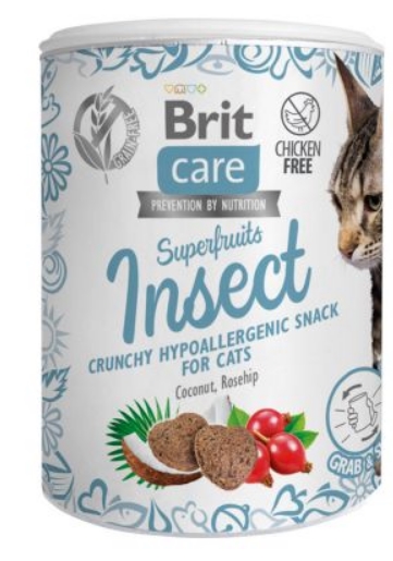Snack gatto a base di insetti